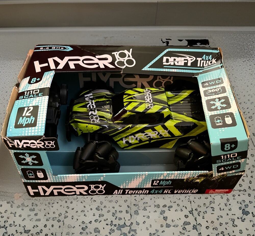 Hyper High-Speed RC Drift Race Truck Rechargeable - 1:10 Scale - SEE DETAILS